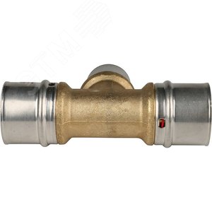 Тройник переходной 32х26х32 для металлопластиковых труб прессовой - фото 5