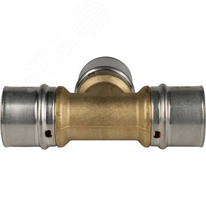 Тройник равнопроходный 32х32х32 для металлопластиковых труб прессовой - фото 6