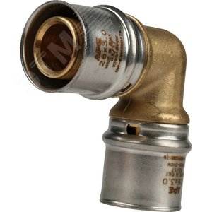 Угольник 26 90 град., пресс, для металлопластиковых труб - фото 4