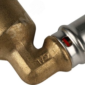 Угольник ВР 1/2'х16 переходной, для металлопластиковых труб прессовой - фото 8