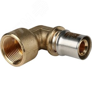 Угольник ВР 3/4'х20 переходной, для металлопластиковых труб прессовой - фото 1