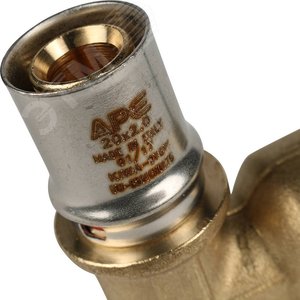 Угольник ВР 3/4'х20 переходной, для металлопластиковых труб прессовой - фото 8