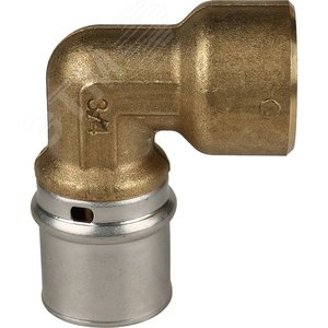 Угольник ВР 3/4'х26 переходной, для металлопластиковых труб прессовой - фото 6