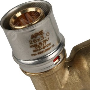 Угольник ВР 3/4'х26 переходной, для металлопластиковых труб прессовой - фото 8