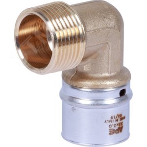 Угольник ВН 1'х32 переходной, для металлопластиковых труб прессовой - фото 2