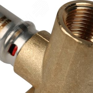 Угольник ВР 1/2'х16 удлинённый, настенный, для металлопластиковых труб прессовой - фото 7