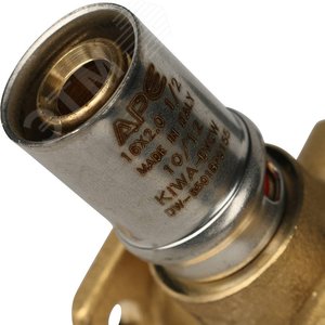 Тройник-пресс настенный с креплением 1/2'х16 для металлопластиковых труб - фото 5