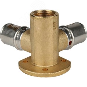 Тройник-пресс настенный с креплением 1/2'х20 для металлопластиковых труб - фото 4