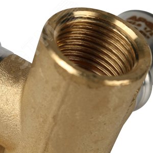 Тройник-пресс настенный с креплением 1/2'х20 для металлопластиковых труб - фото 6