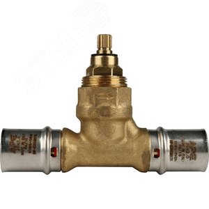 Вентиль с хромированной ручкой 20х20 для металлопластиковых труб - фото 4