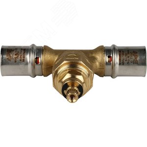 Вентиль с хромированной ручкой 20х20 для металлопластиковых труб - фото 6