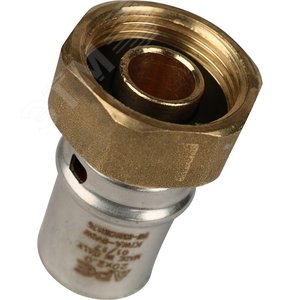 Переходник с накидной гайкой 3/4'х20 для металлопластиковых труб прессовой - фото 8