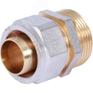 Переходник с наружной резьбой 1 1/4'х32 для металлопластиковых труб винтовой - фото 2