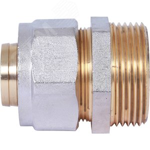 Переходник с наружной резьбой 1 1/4'х32 для металлопластиковых труб винтовой - фото 7