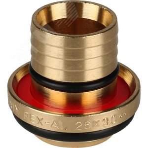 Переходник с внутренней резьбой 1'х26 для металлопластиковых труб винтовой - фото 10