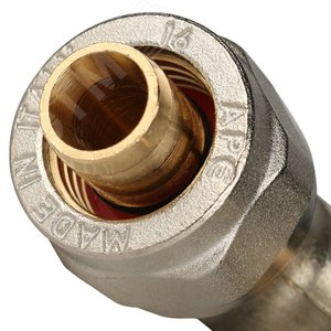 Угольник 16 для металлопластиковых труб, винтовой - фото 7