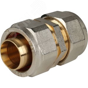 Муфта соединительная 32x32 для металлопластиковых труб винтовой - фото 2