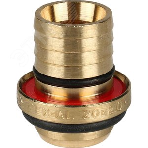 Угольник НР 1/2'х20 переходной, для металлопластиковых труб винтовой - фото 12