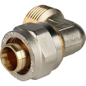 Угольник НР 3/4'х20 переходной, для металлопластиковых труб винтовой - фото 4