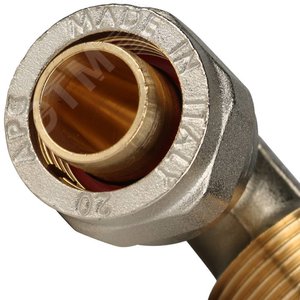 Угольник НР 3/4'х20 переходной, для металлопластиковых труб винтовой - фото 5