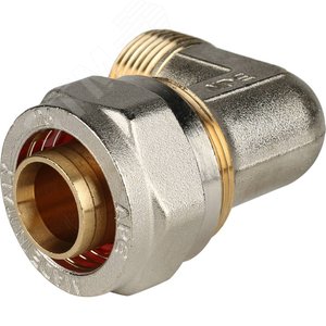 Угольник НР 3/4'х26 переходной, для металлопластиковых труб винтовой - фото 4