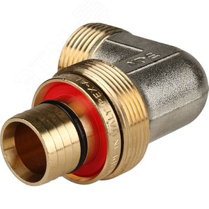 Угольник НР 3/4'х26 переходной, для металлопластиковых труб винтовой - фото 6