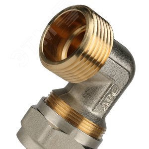 Угольник НР 1'x26 переходной, для металлопластиковых труб винтовой - фото 7