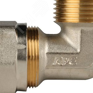 Угольник НР 1'x26 переходной, для металлопластиковых труб винтовой - фото 9