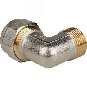 Угольник НР 1'x32 переходной, для металлопластиковых труб винтовой - фото 2