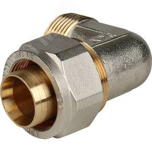 Угольник НР 1'x32 переходной, для металлопластиковых труб винтовой - фото 4