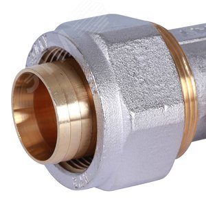 Угольник НР 1 1/4'x32 переходной, для металлопластиковых труб винтовой - фото 6