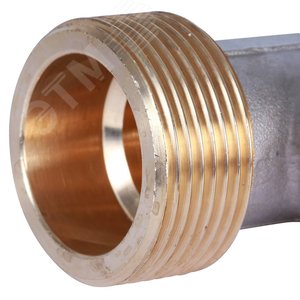 Угольник НР 1 1/4'x32 переходной, для металлопластиковых труб винтовой - фото 7