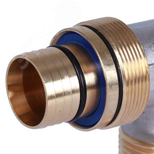 Угольник НР 1 1/4'x32 переходной, для металлопластиковых труб винтовой - фото 8