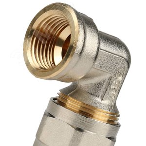 Угольник ВР 1/2'х20 переходной, для металлопластиковых труб винтовой - фото 7