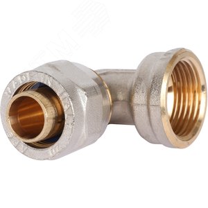 Угольник ВР 3/4'х20 переходной, для металлопластиковых труб винтовой - фото 7