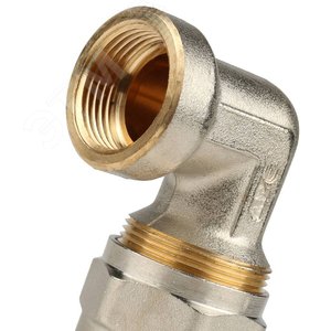 Угольник ВР 3/4'х26 переходной, для металлопластиковых труб винтовой - фото 7