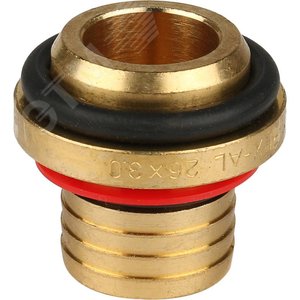 Угольник ВР 3/4'х26 переходной, для металлопластиковых труб винтовой - фото 12