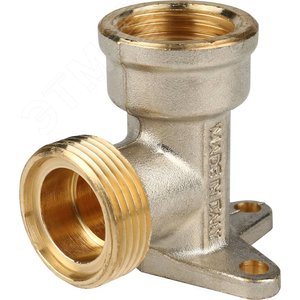 Угольник ВР 1/2'х20 настенный с креплением, для металлопластиковых труб винтовой - фото 6