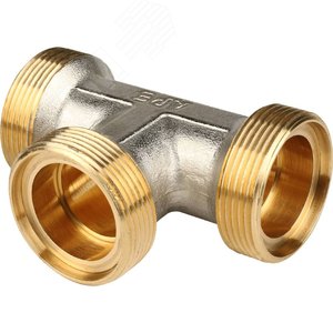 Тройник равнопроходный 26х26х26 для металлопластиковых труб винтовой - фото 5