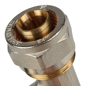 Тройник равнопроходный 26х26х26 для металлопластиковых труб винтовой - фото 7