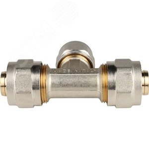 Тройник переходной 20х16х20 для металлопластиковых труб винтовой - фото 4