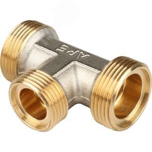 Тройник переходной 20х16х20 для металлопластиковых труб винтовой - фото 5