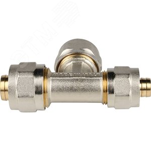 Тройник переходной 20x20x16 для металлопластиковых труб винтовой - фото 4