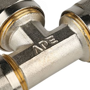 Тройник переходной 20x20x16 для металлопластиковых труб винтовой - фото 7