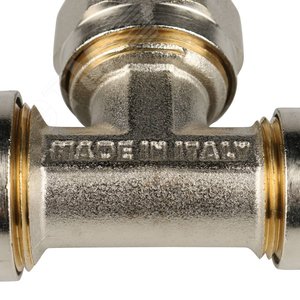 Тройник переходной 20x20x16 для металлопластиковых труб винтовой - фото 8