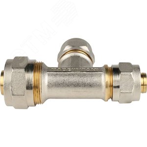 Тройник переходной 26х20х20 для металлопластиковых труб винтовой - фото 4