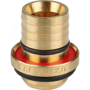 Тройник переходной 26х20х20 для металлопластиковых труб винтовой - фото 11