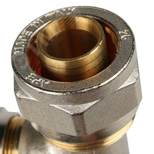 Тройник переходной 26х20х26 для металлопластиковых труб винтовой - фото 5