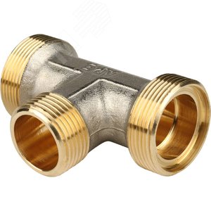 Тройник-переходник с наружной резьбой 3/4'х26 для металлопластиковых труб винтовой - фото 5