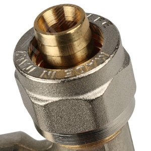 Тройник-переходник с внутренней резьбой 1/2'х16 для металлопластиковых труб винтовой - фото 7